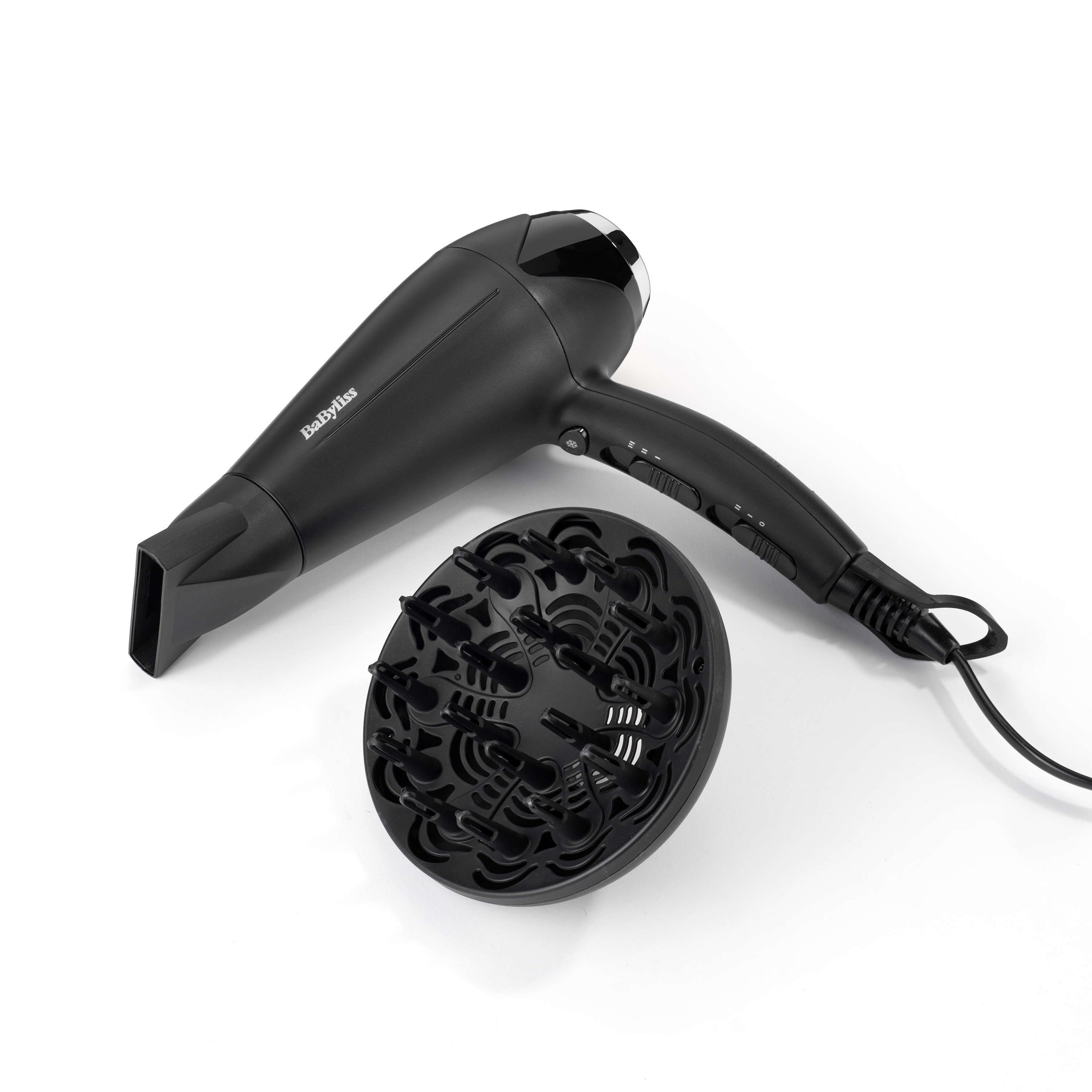 BaByliss D572DE asciuga capelli 2200 W Nero