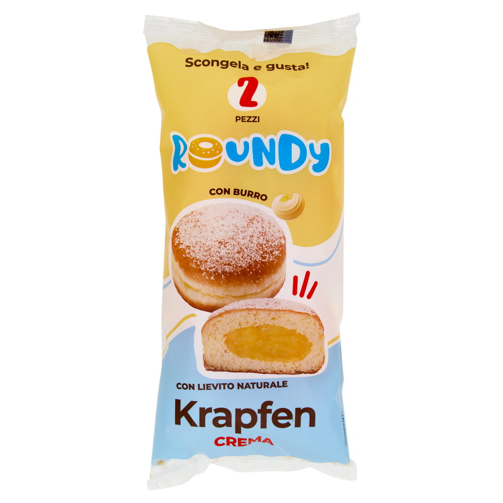 Roundy Krapfen Crema 2 Pezzi 160 g