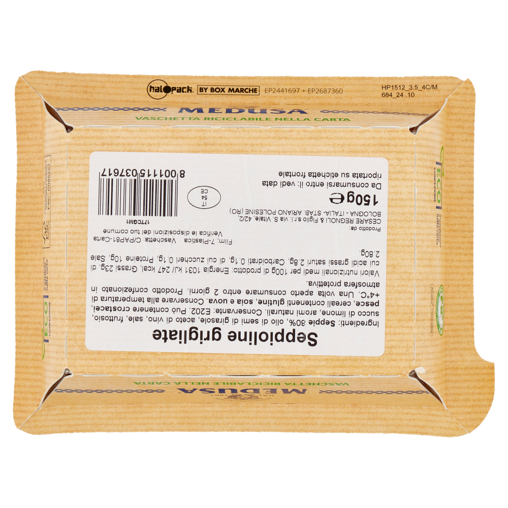 Medusa Le Specialità di mare Seppioline grigliate 150 g