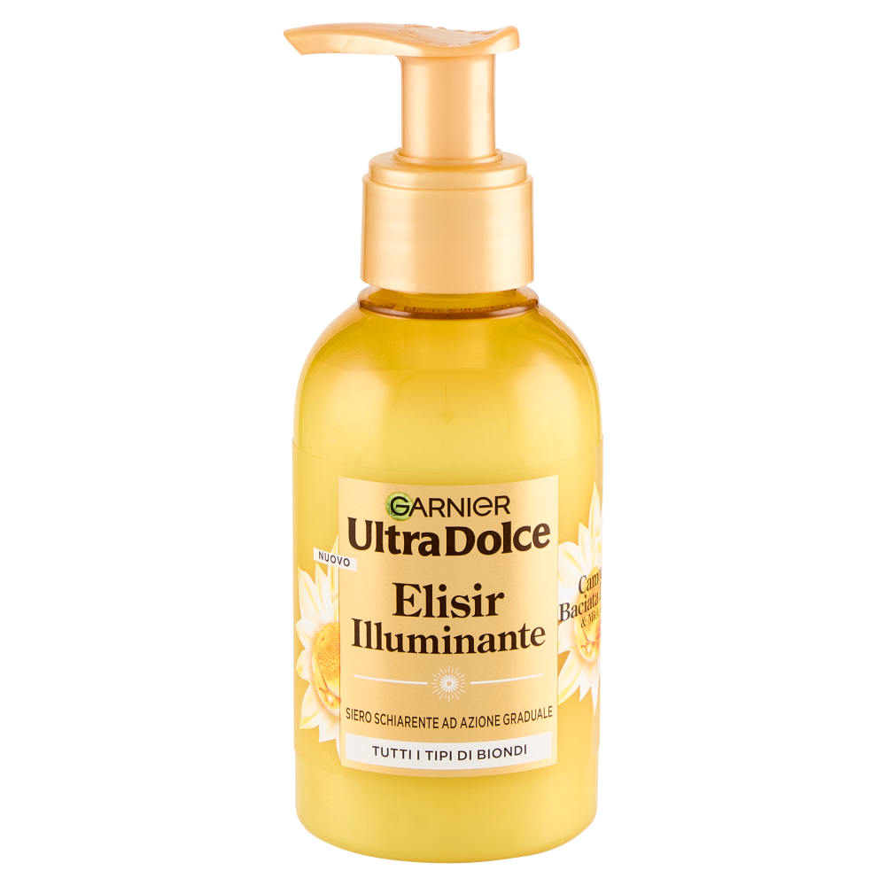 Garnier Ultra Dolce Elisir Illuminante Camomilla Baciata dal Sole & Miele di Fiori 120 ml