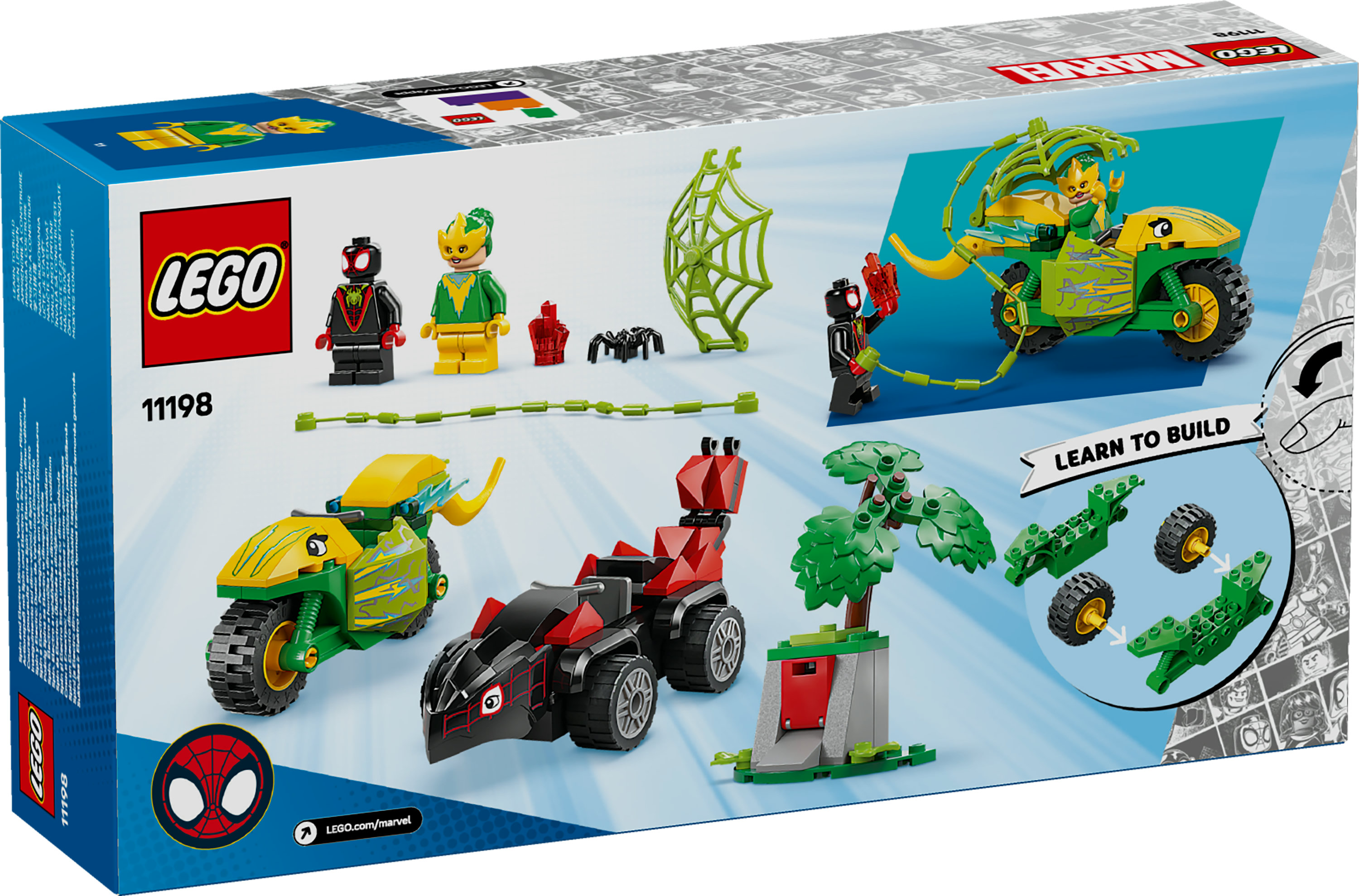 LEGO Inseguimento sui dino-veicoli di Spin ed Electro