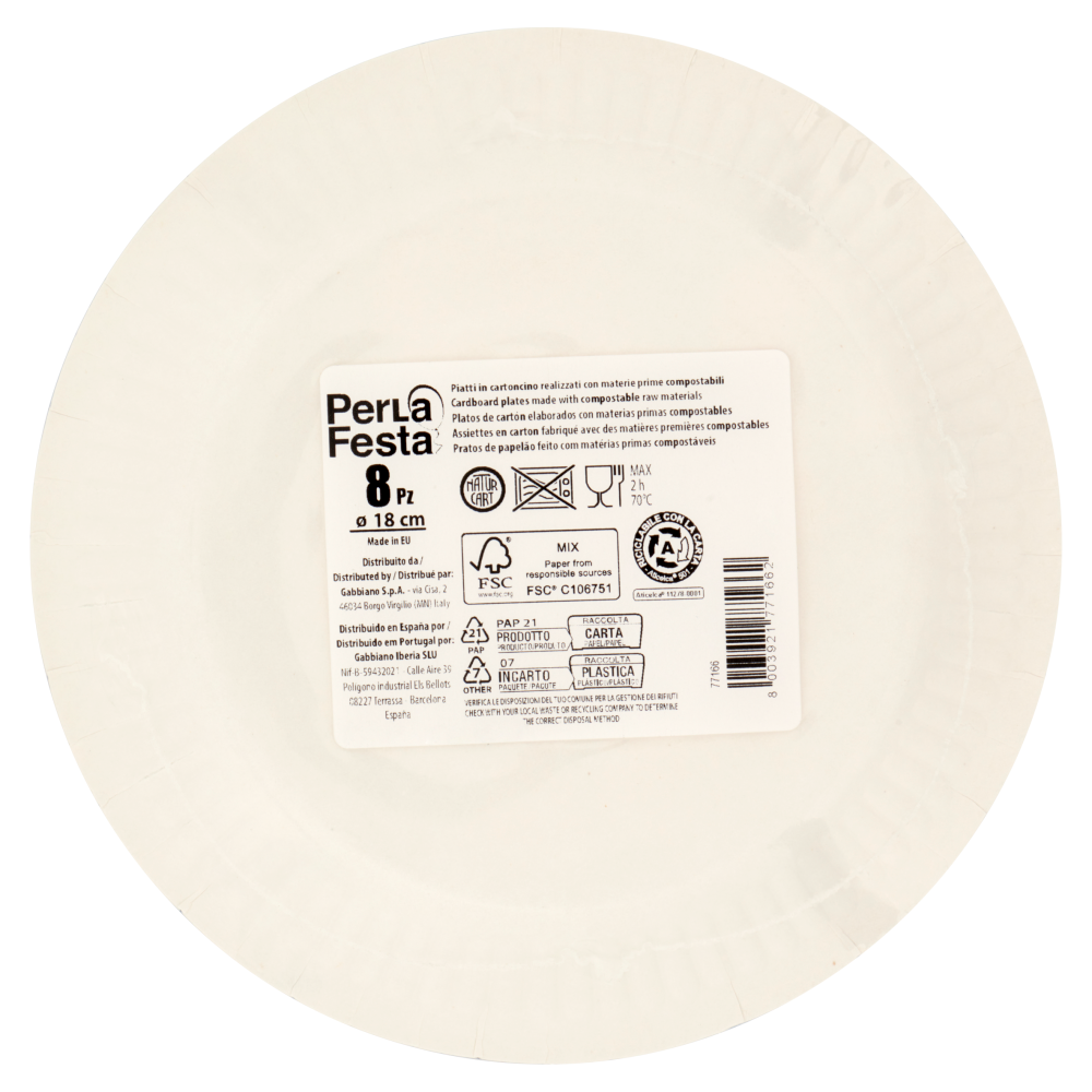 PerLa Festa Piatti ø 18 cm 8 pz