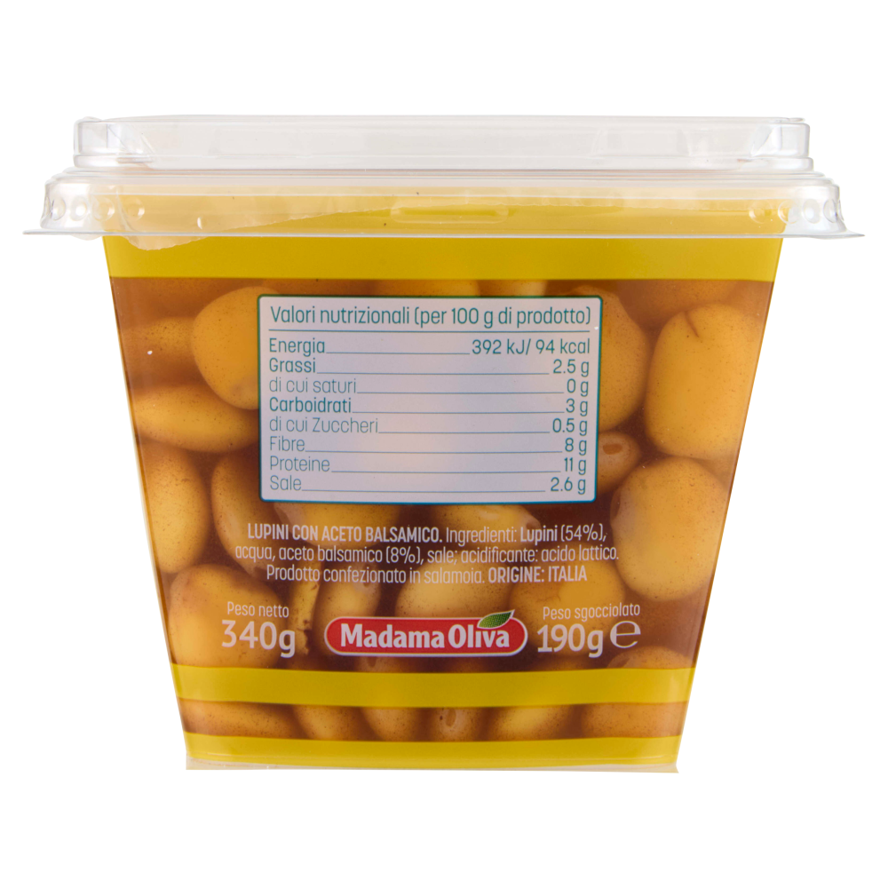 Madama Oliva Lupamì Lupini con Aceto Balsamico 340 g