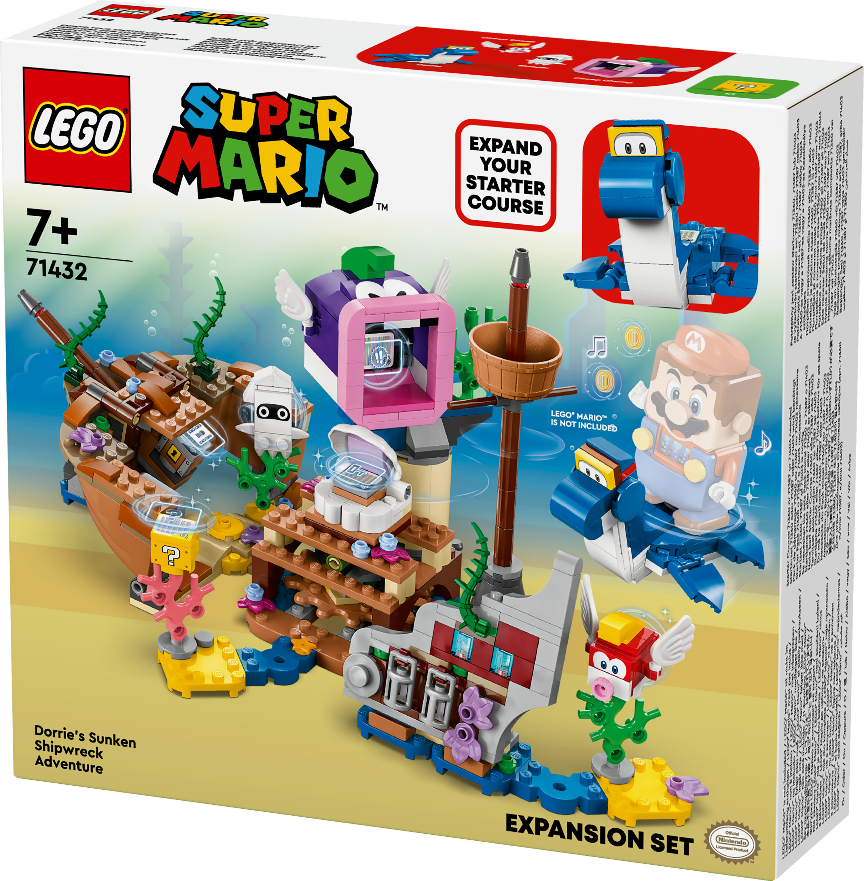 LEGO Super Mario Pack di espansione Il veliero sommerso di Dorrie