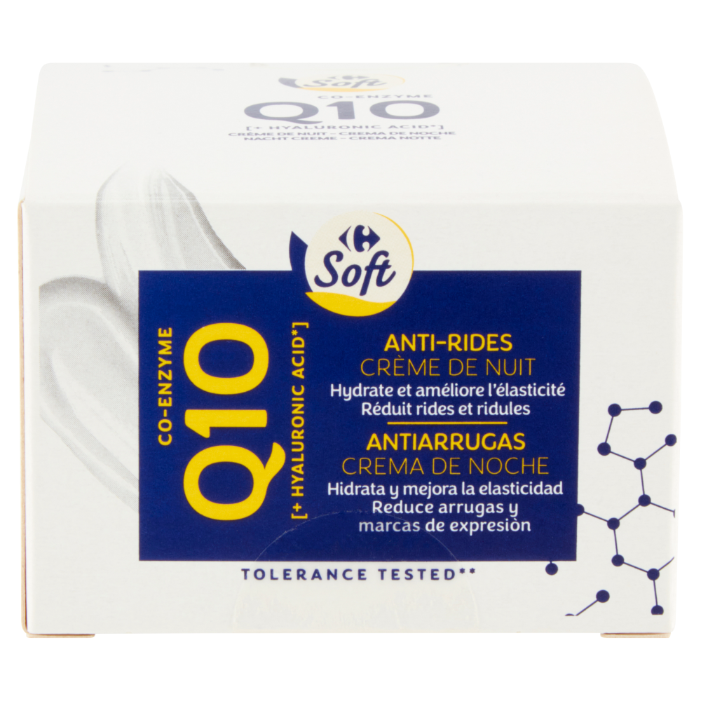 Carrefour Soft Q10 Anti-Rughe Crema Notte 50 ml