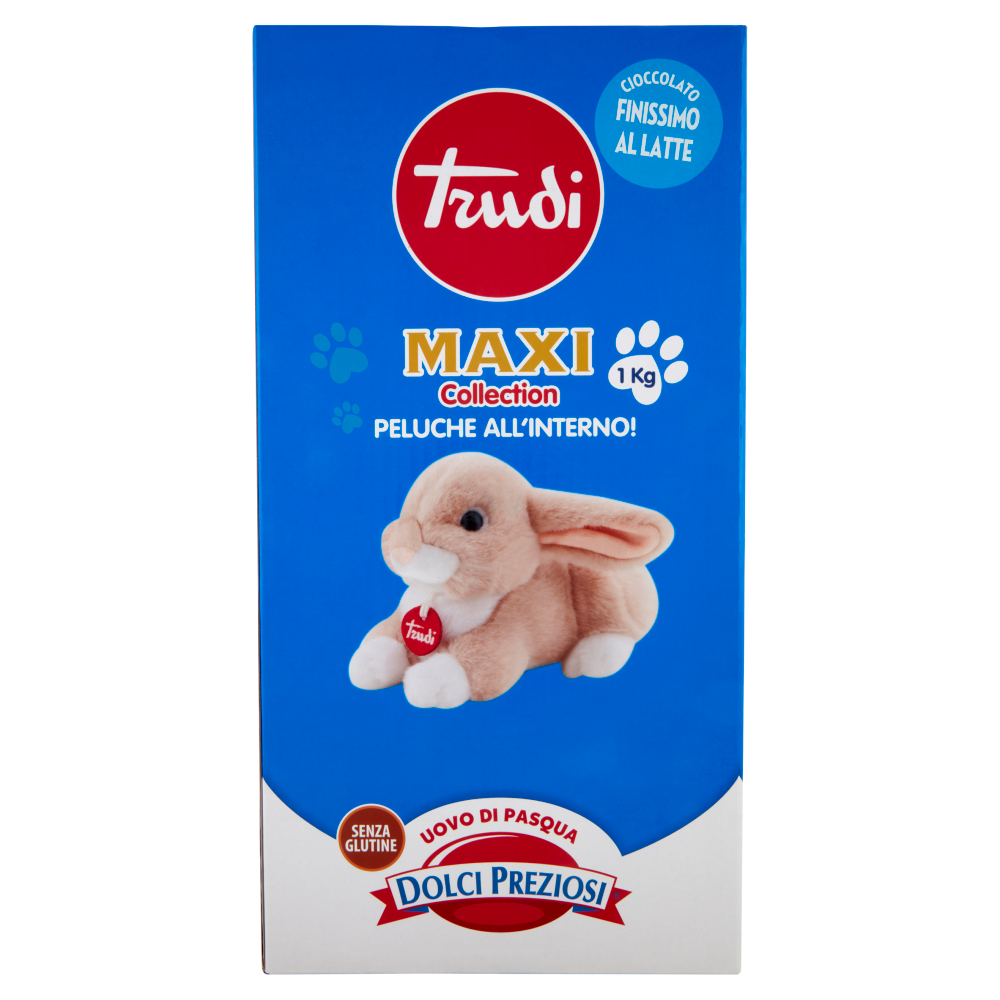 Dolci Preziosi Uovo di Pasqua Cioccolato Finissimo al Latte Trudi Maxi Collection 1 kg