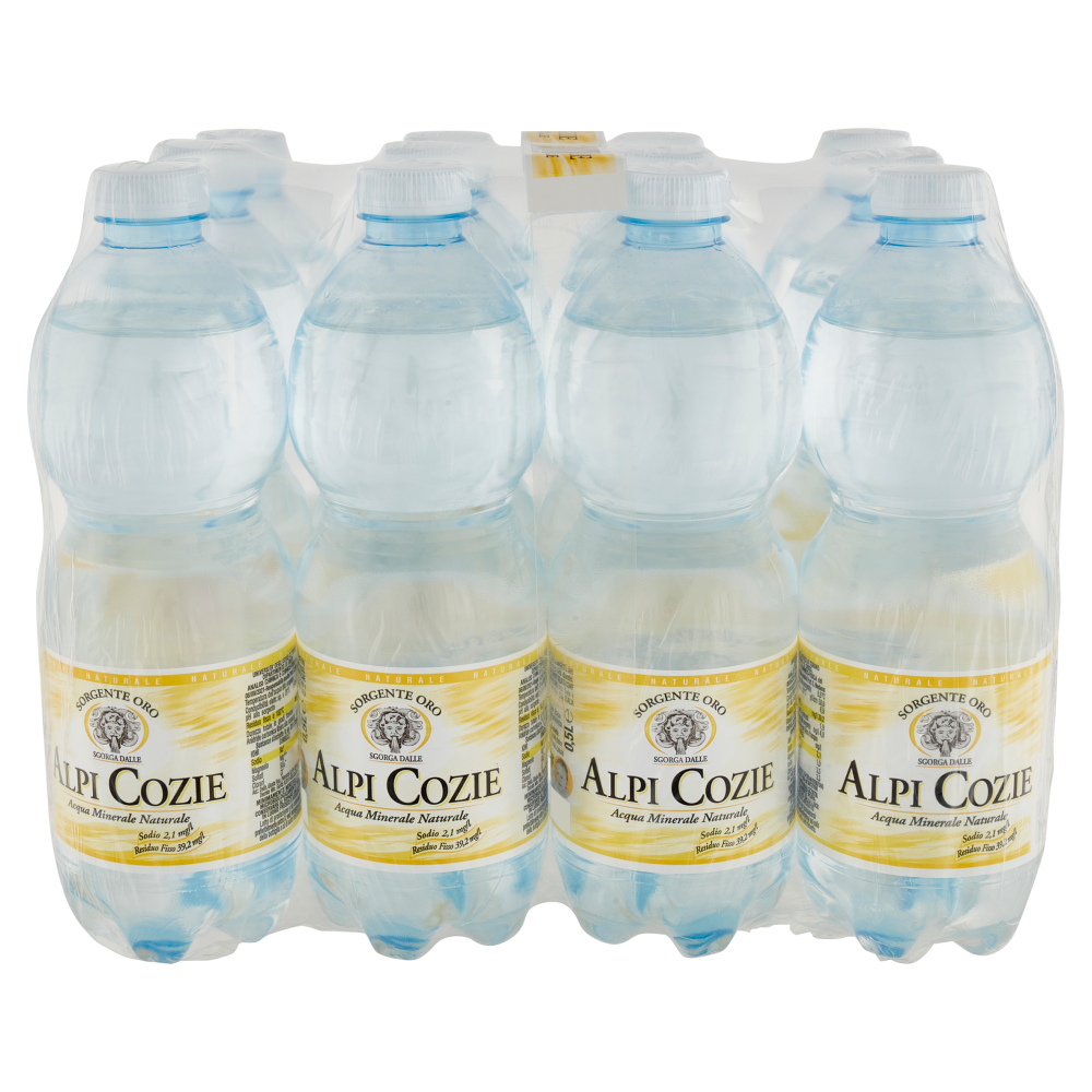 Alpi Cozie Sorgente Oro Naturale 6 x 0,5 L