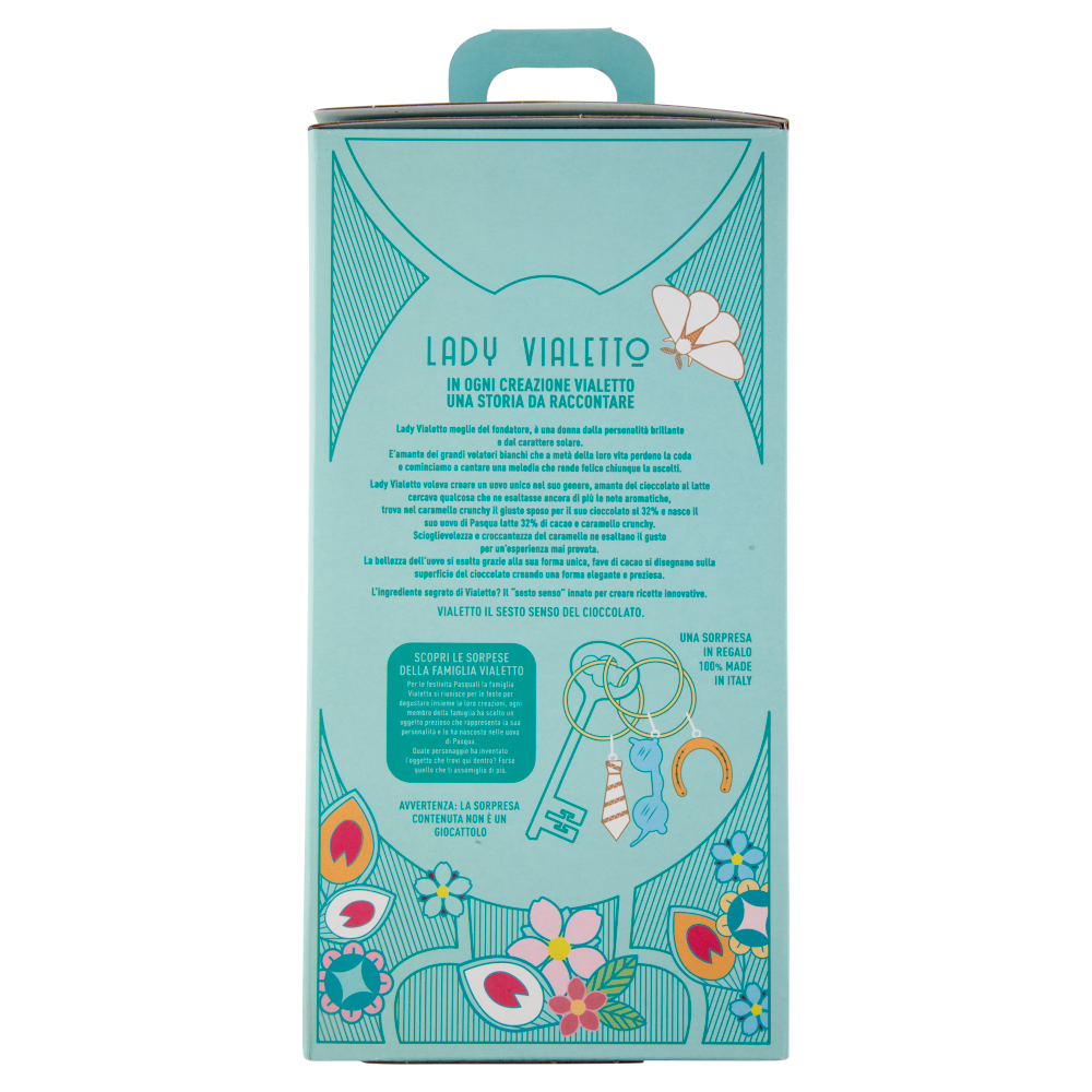 Vialetto Lady Vialetto al Latte 32% con Caramello Crunchy 300 g
