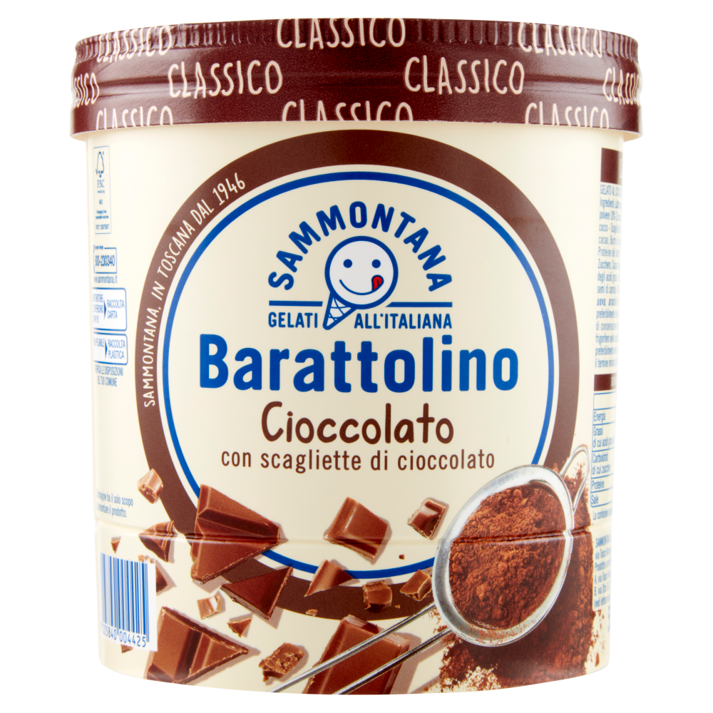 Sammontana Barattolino Classico Cioccolato 500 g