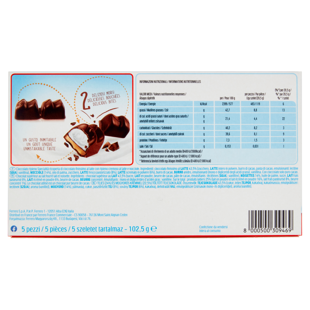 Kinder Choco fresh 5 x 20,5 g