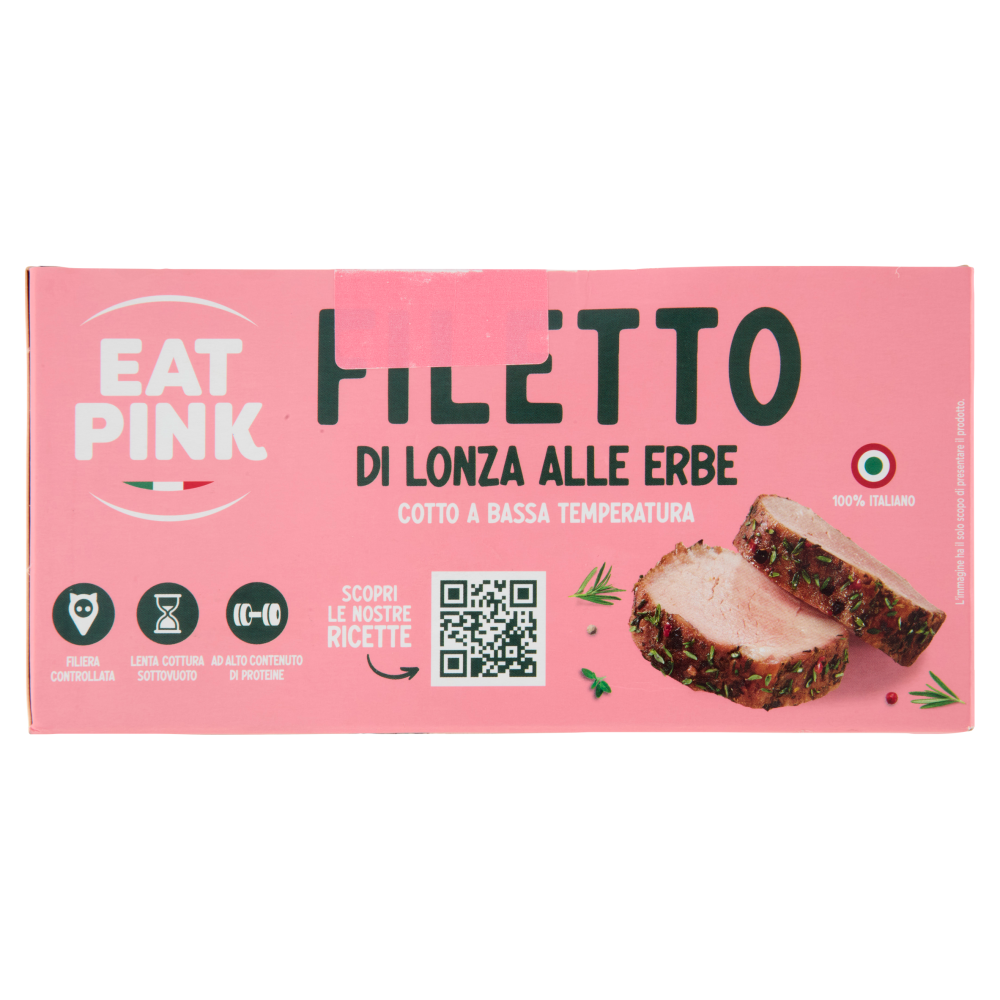 Eat Pink Filetto di Lonza alle Erbe 400 g