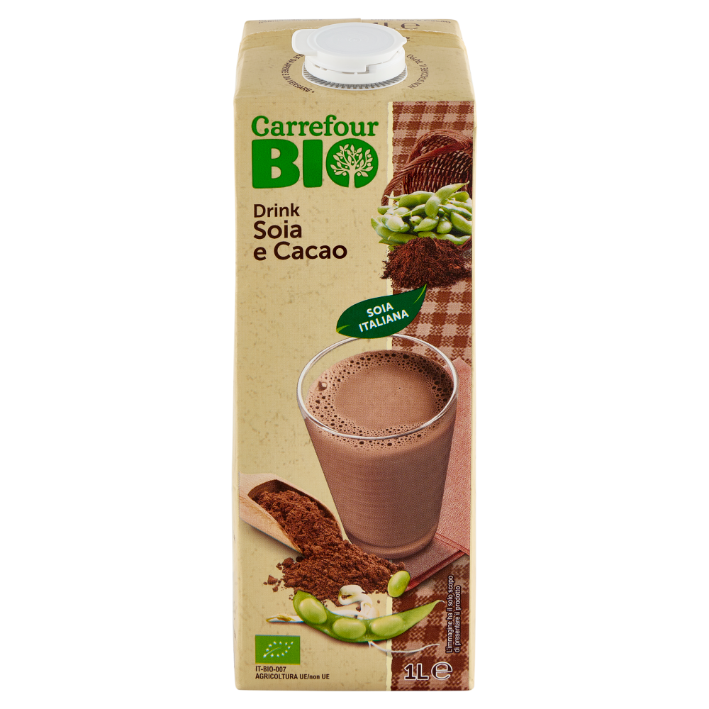 Carrefour Bio Drink Soia e Cacao 1 L