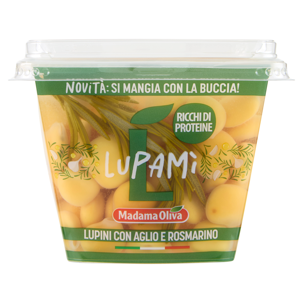 Madama Oliva Lupamì Lupini con Aglio e Rosmarino 340 g