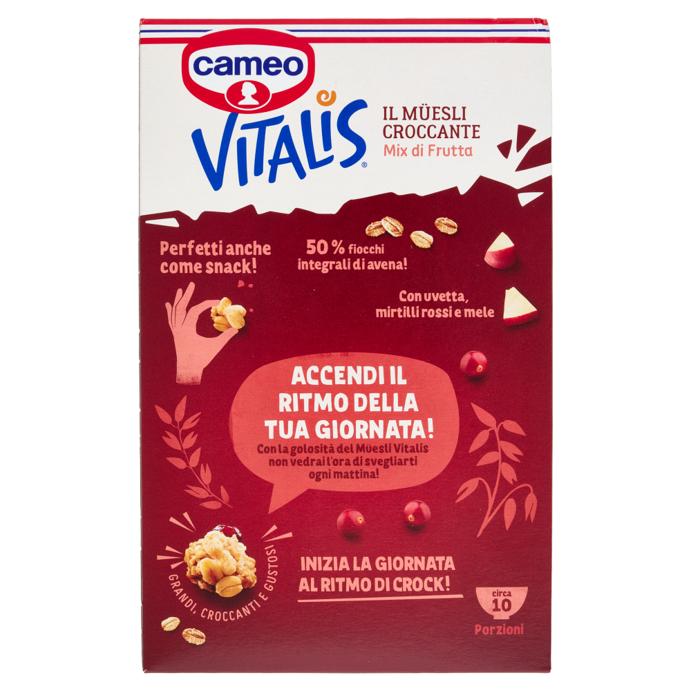 cameo Vitalis il Müesli Croccante Mix di Frutta 310 g
