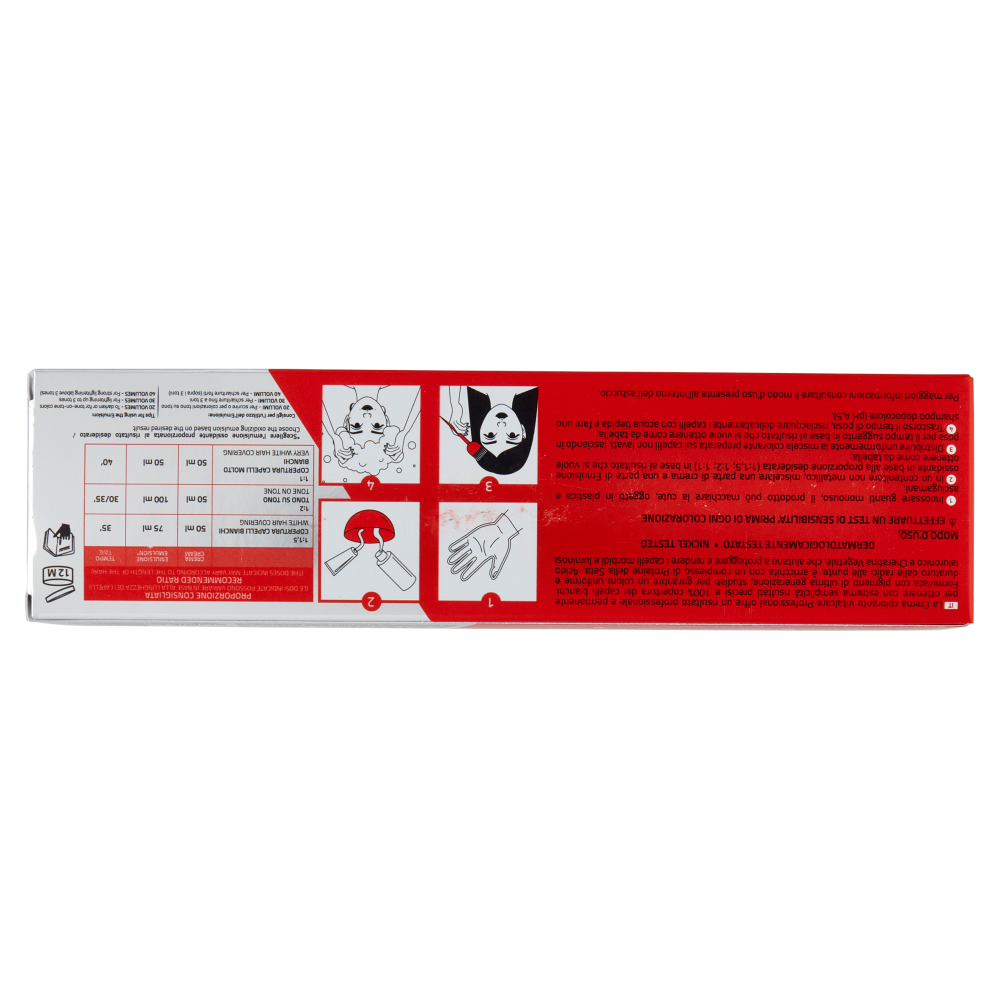 Vitalcare Professional Crema Colorante Capelli Permanente 5/00 Castano Chiaro 100 ml