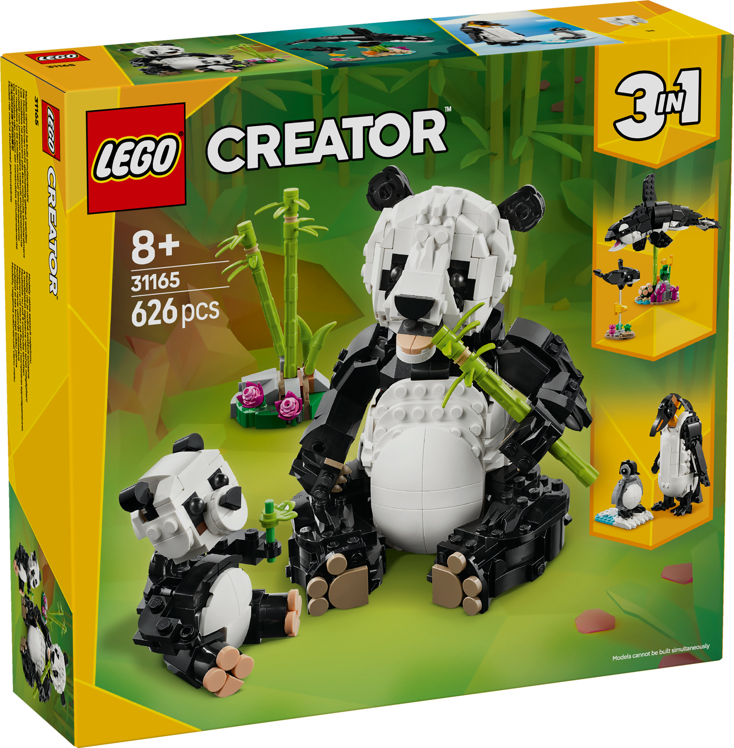 LEGO Creator Animali selvatici: famiglia di panda