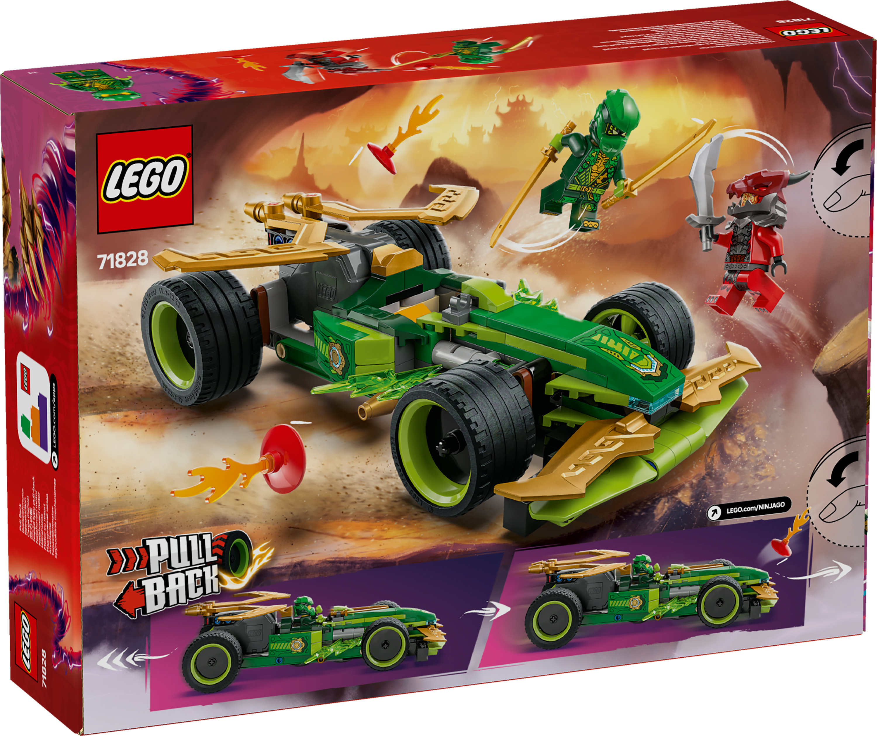 LEGO NINJAGO Racer pull-back di Lloyd