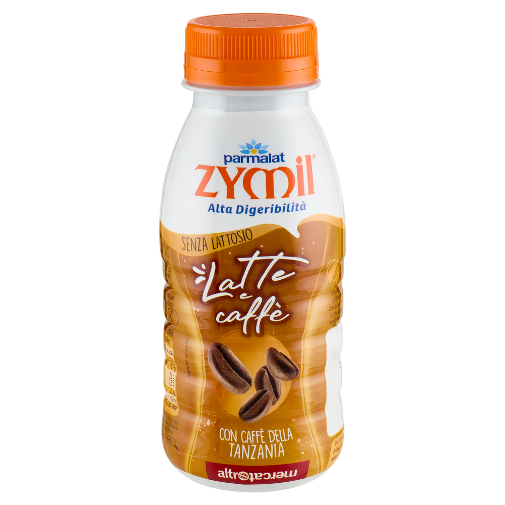 Zymil Alta Digeribilit&agrave; Senza Lattosio Latte e caff&egrave; con Caff&egrave; della Tanzania altromercato 250 ml