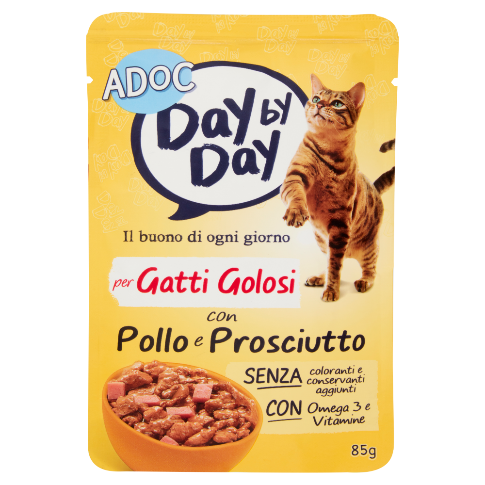 ADoC Day by Day per Gatti Golosi con Pollo e Prosciutto 85 g