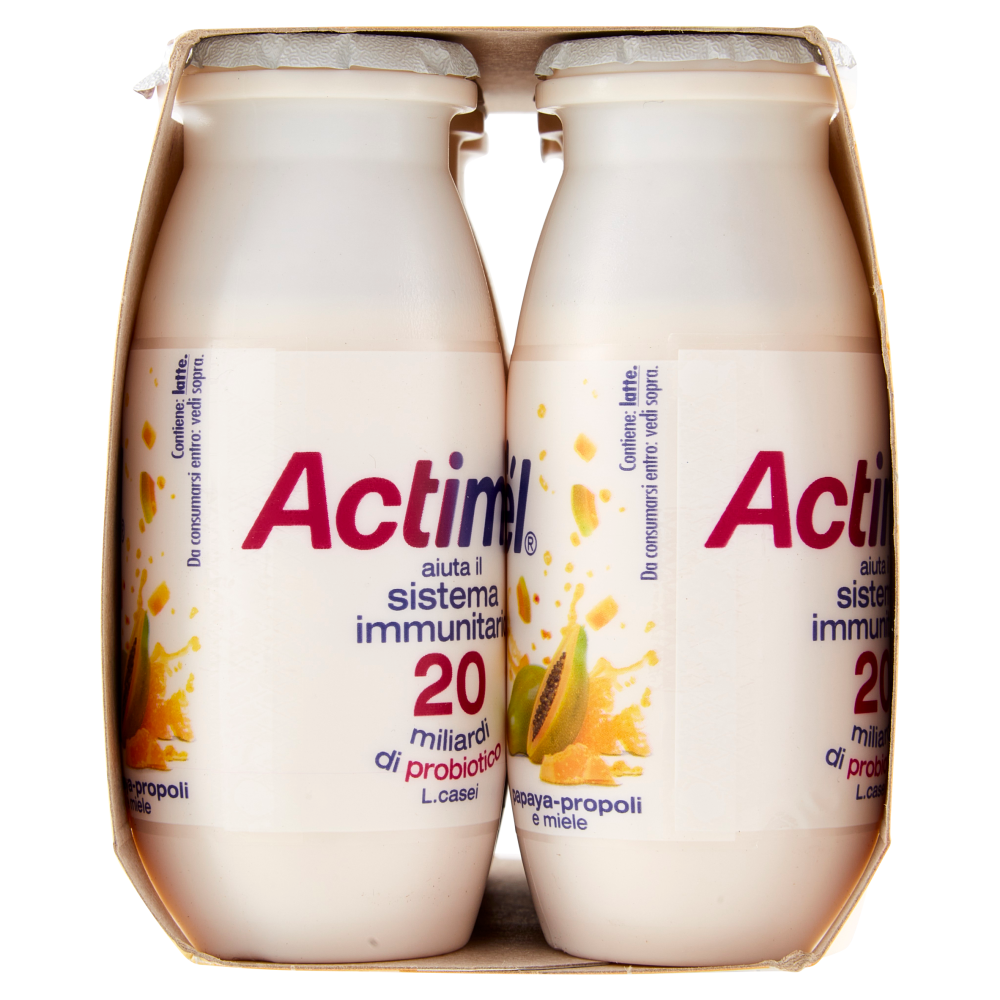 Actimel papaya-propoli e miele 6 x 100 g