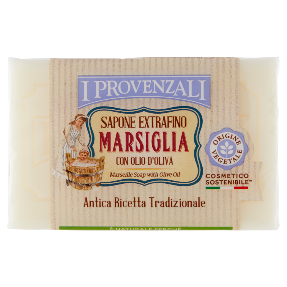 I Provenzali Sapone Extrafino Marsiglia con Olio d'Oliva 150 g