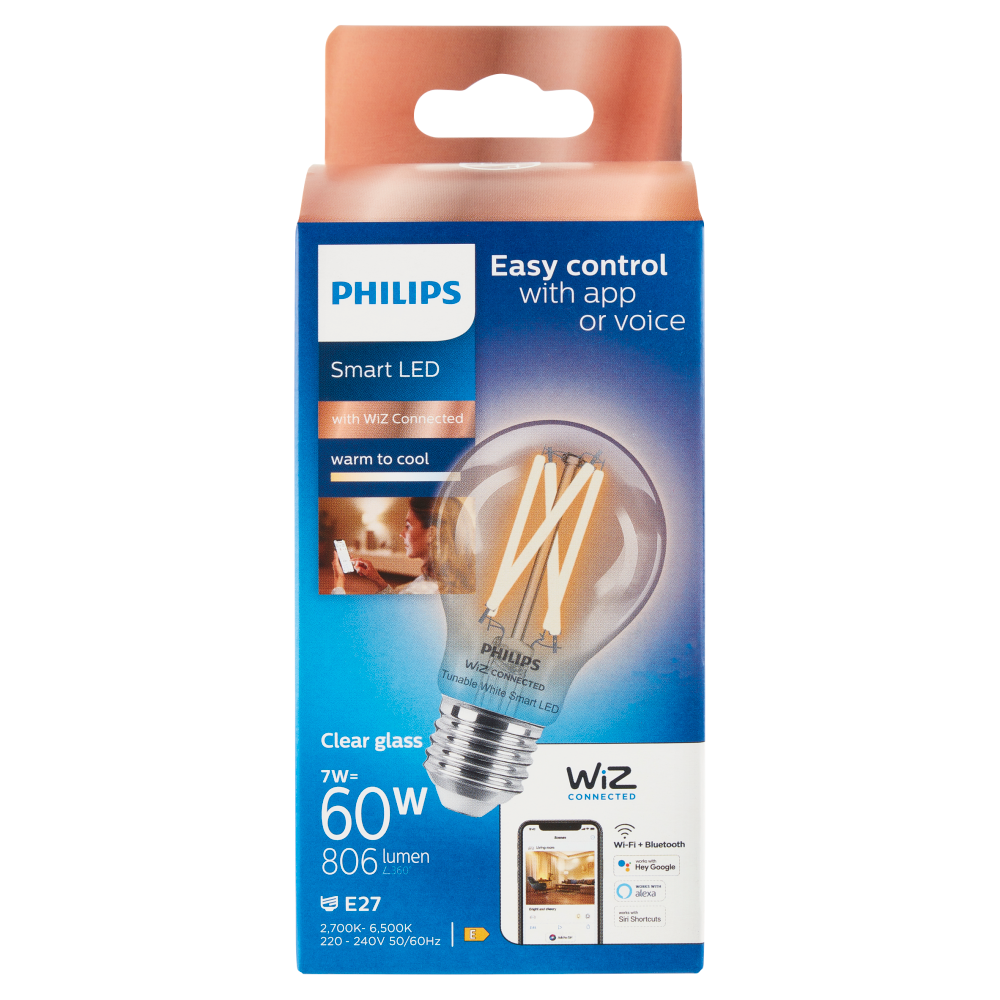 Philips Smart TW Goccia Filamento 60W E27
