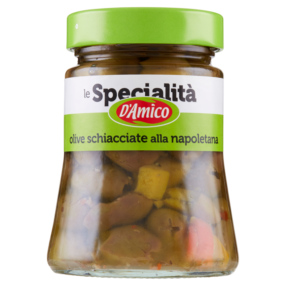 D'Amico le Specialit&agrave; olive schiacciate alla napoletana 280 g