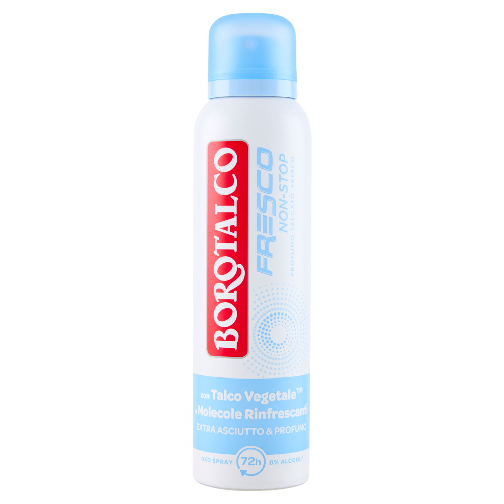 Borotalco Fresco Non-Stop Profumo Talcato Fresco 150 ml
