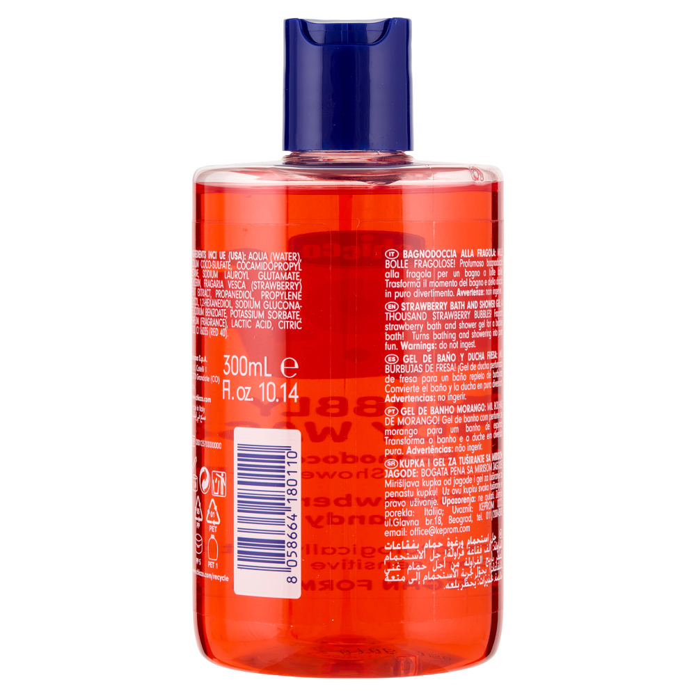 Chicco Pop Bubbly Body Wash Bagnodoccia Strawberry Candy 300 mL