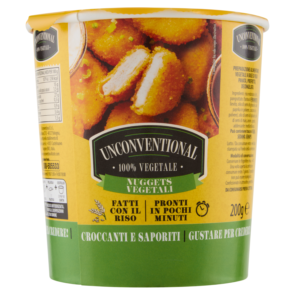 Unconventional Nuggets Vegetali 200 g
