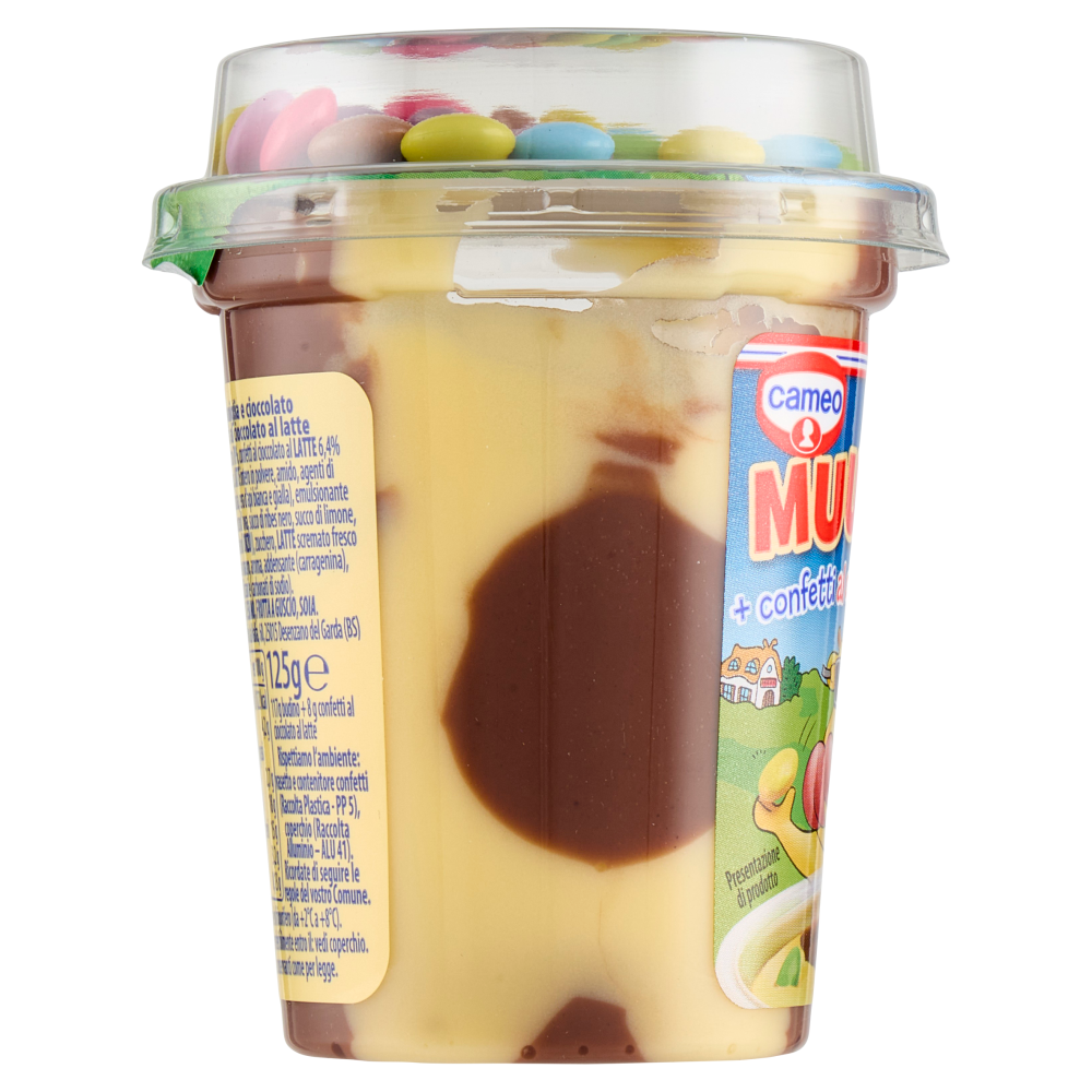 cameo Muu Muu Gusto Vaniglia + confetti al cioccolato al latte 125 g