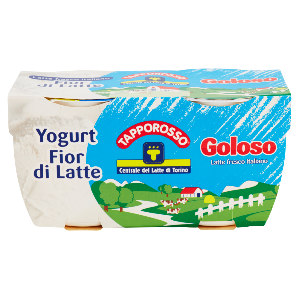 Centrale del Latte di Torino Tapporosso Goloso Yogurt Fior di Latte 2 x 125 g