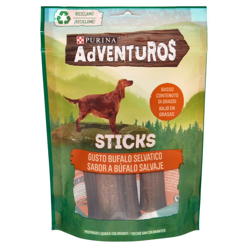 PURINA ADVENTUROS Sticks Bufalo Selvatico 120 g