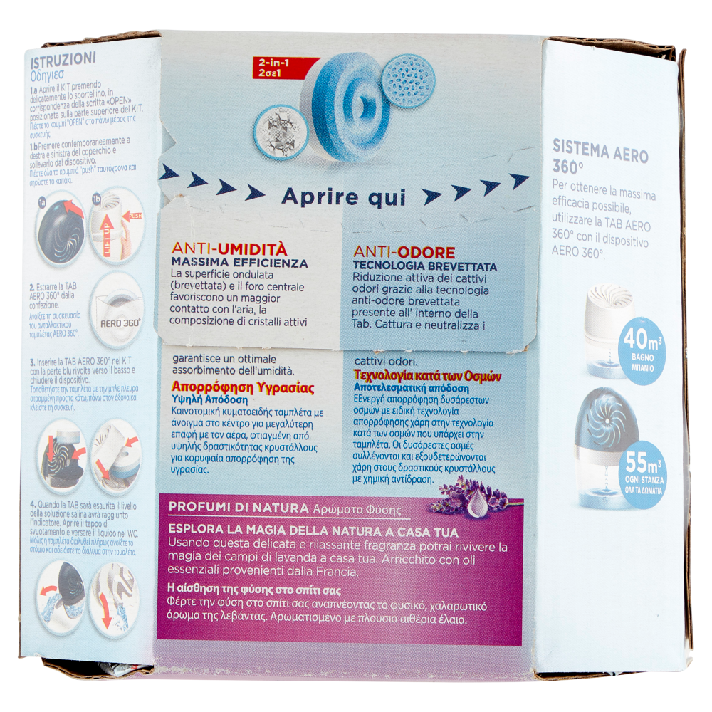 ARIASANA Aero 360 Tab Lavanda Relax bipack 2 x 450 g 