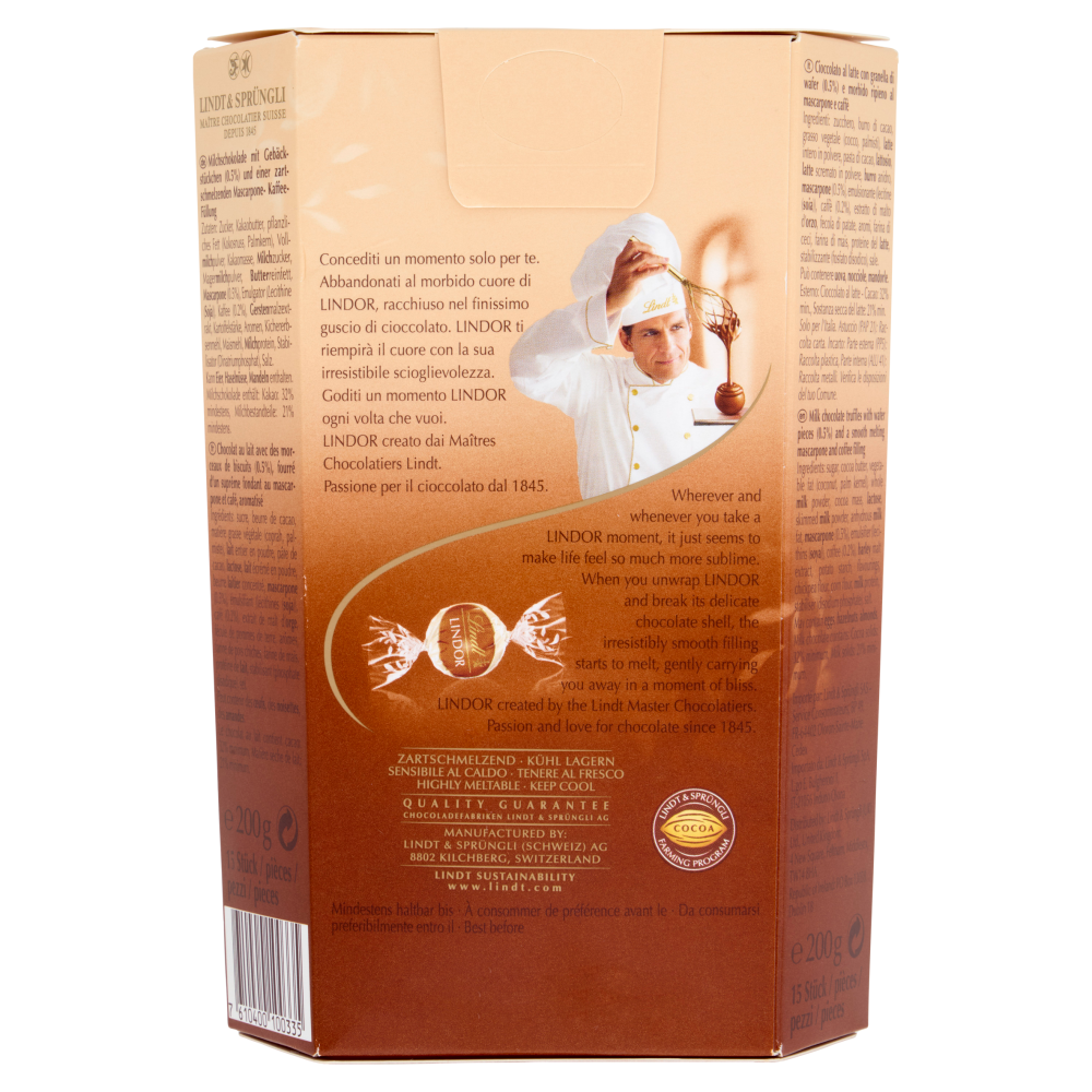 Lindt Cioccolatini Lindor Tiramisù 200 g