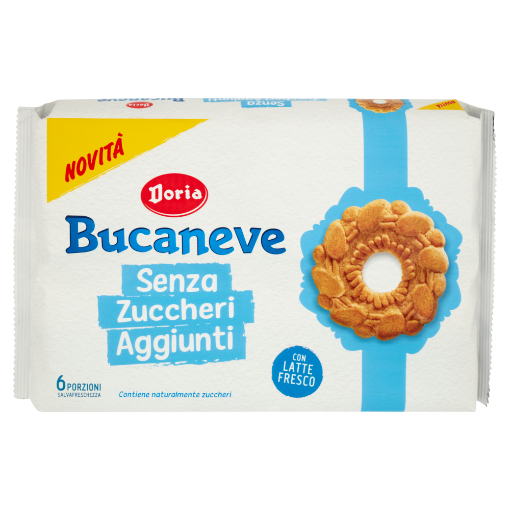 Doria Bucaneve Senza Zuccheri Aggiunti 6 x 45,6 g