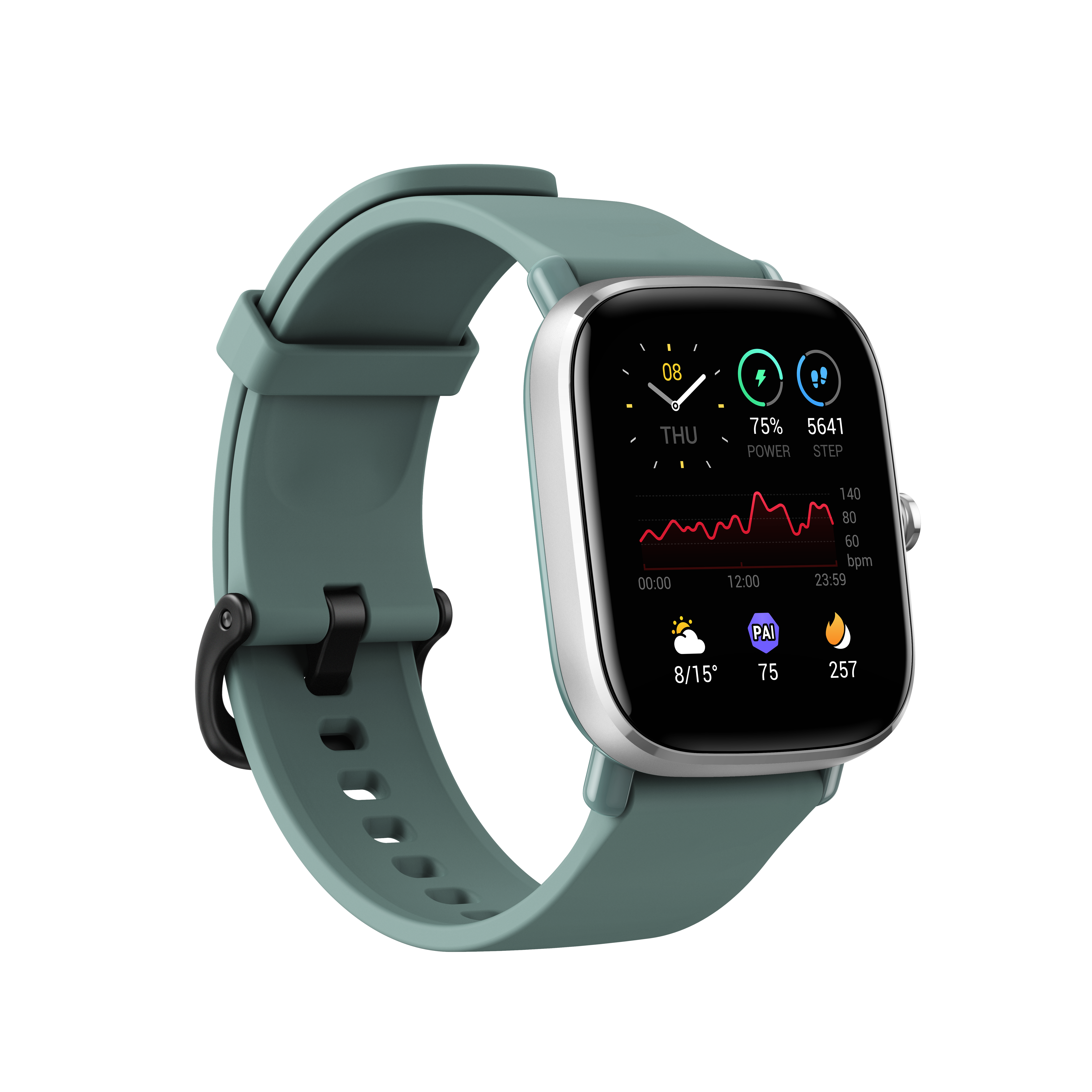 Amazfit GTS 2 mini 3,94 cm (1.55") AMOLED 40 mm Digitale 354 x 306 Pixel Touch screen Verde