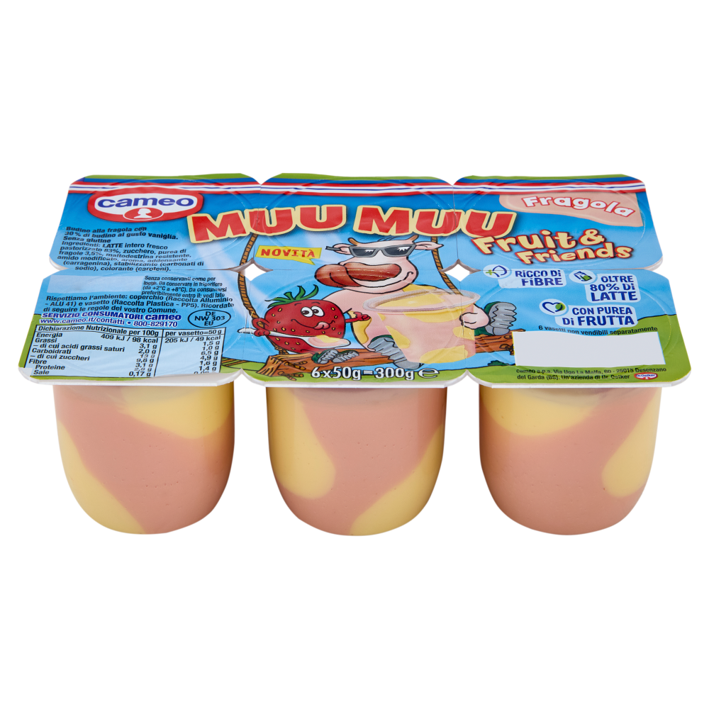 cameo Muu Muu Fragola 6 x 50 g