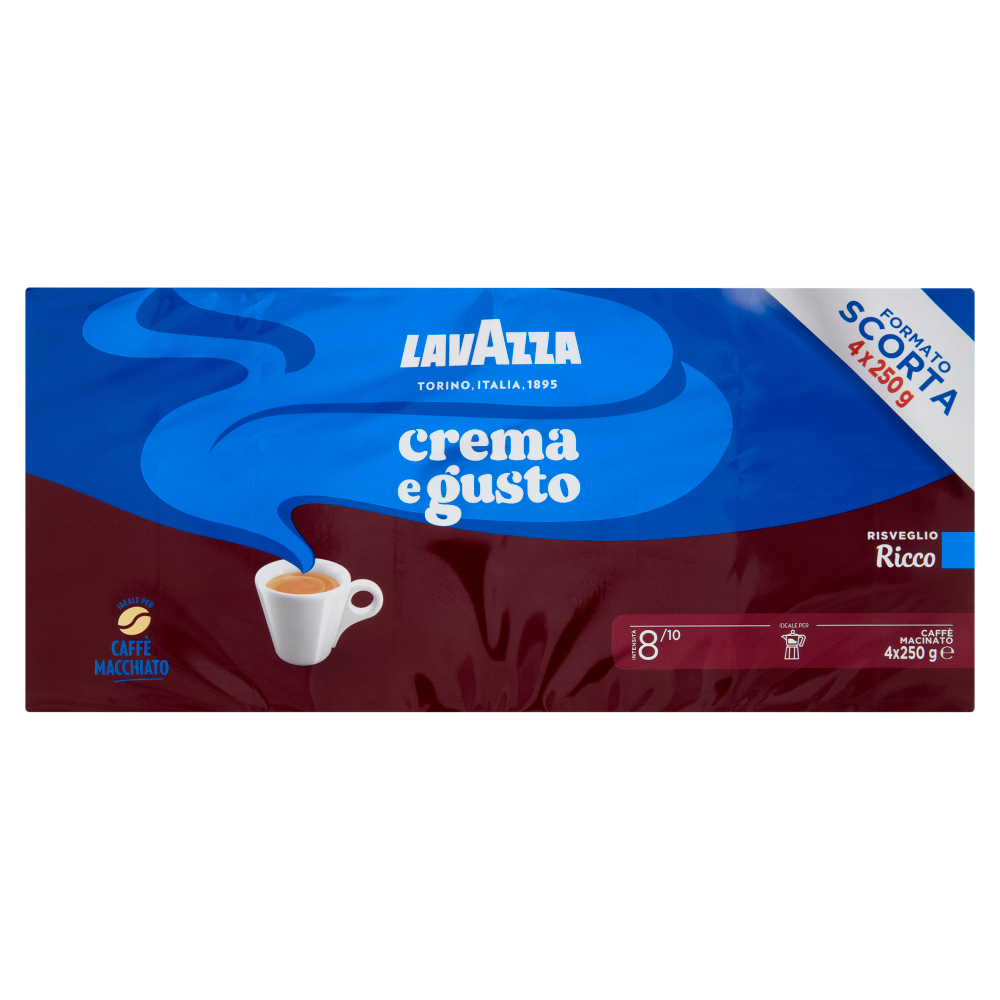Lavazza crema e gusto Ricco 4 x 250 g