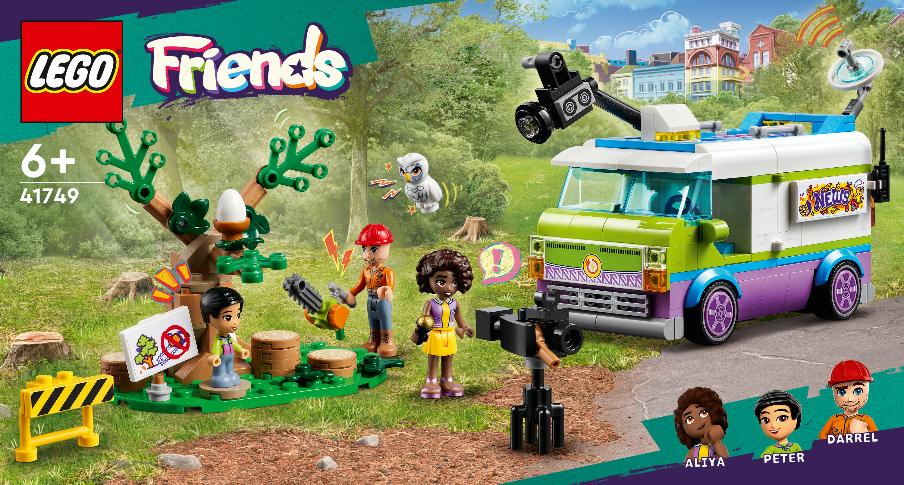 LEGO Friends Furgone della troupe televisiva