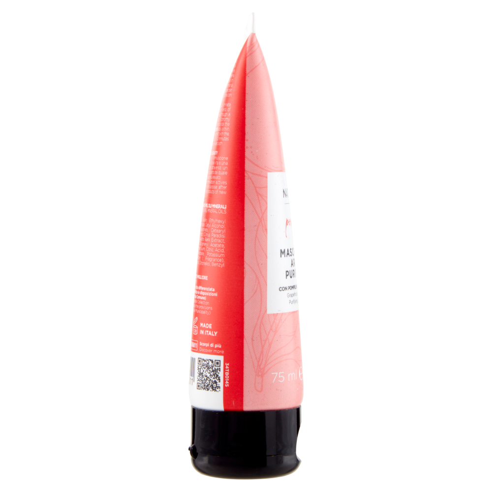 Naturaverde Upcycling pompelmo Maschera Viso Argilla Purificante 75 ml