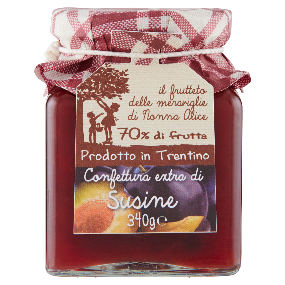 il frutteto delle meraviglie di Nonna Alice Confettura extra di Susine 340 g