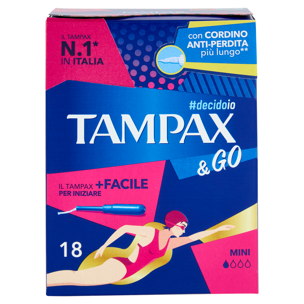 Tampax & Go Mini 18 pz