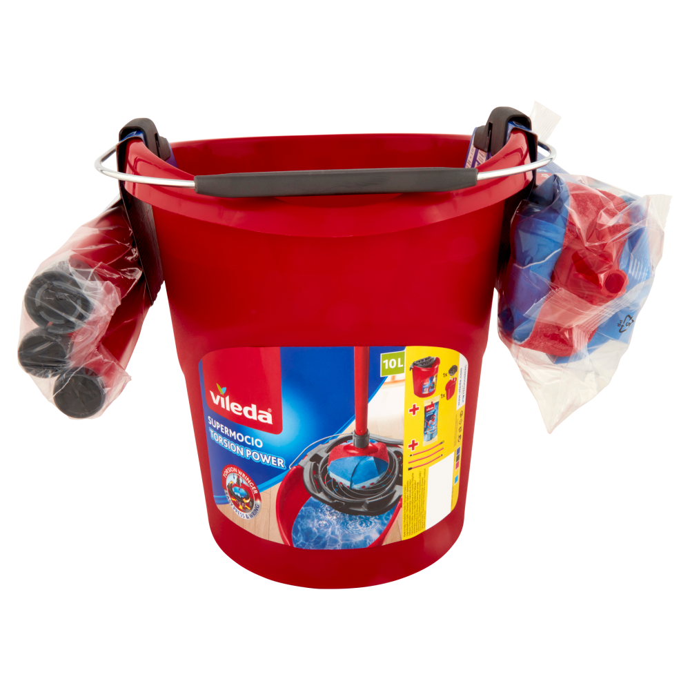 Vileda Supermocio Torsion Power + Manico 3pz +  Supermocio 3Action