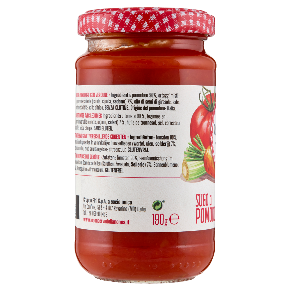 Le Conserve della Nonna Sugo di Pomodoro 190 g