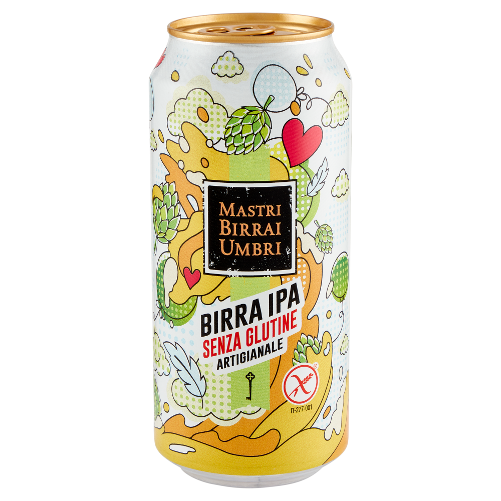 Mastri Birrai Umbri Birra IPA Senza Glutine Artigianale 440 ml