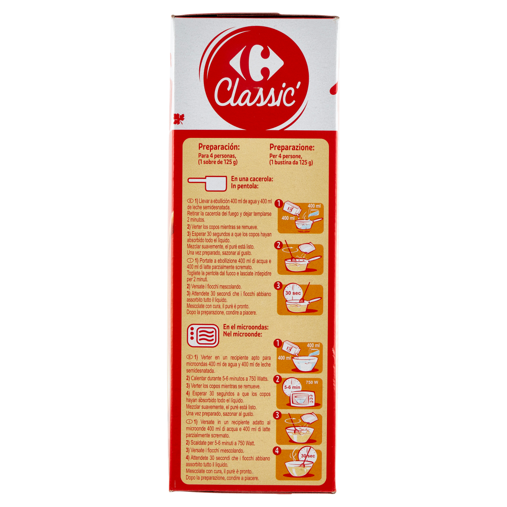 Carrefour Classic Puree Classic 4 x 125 g
