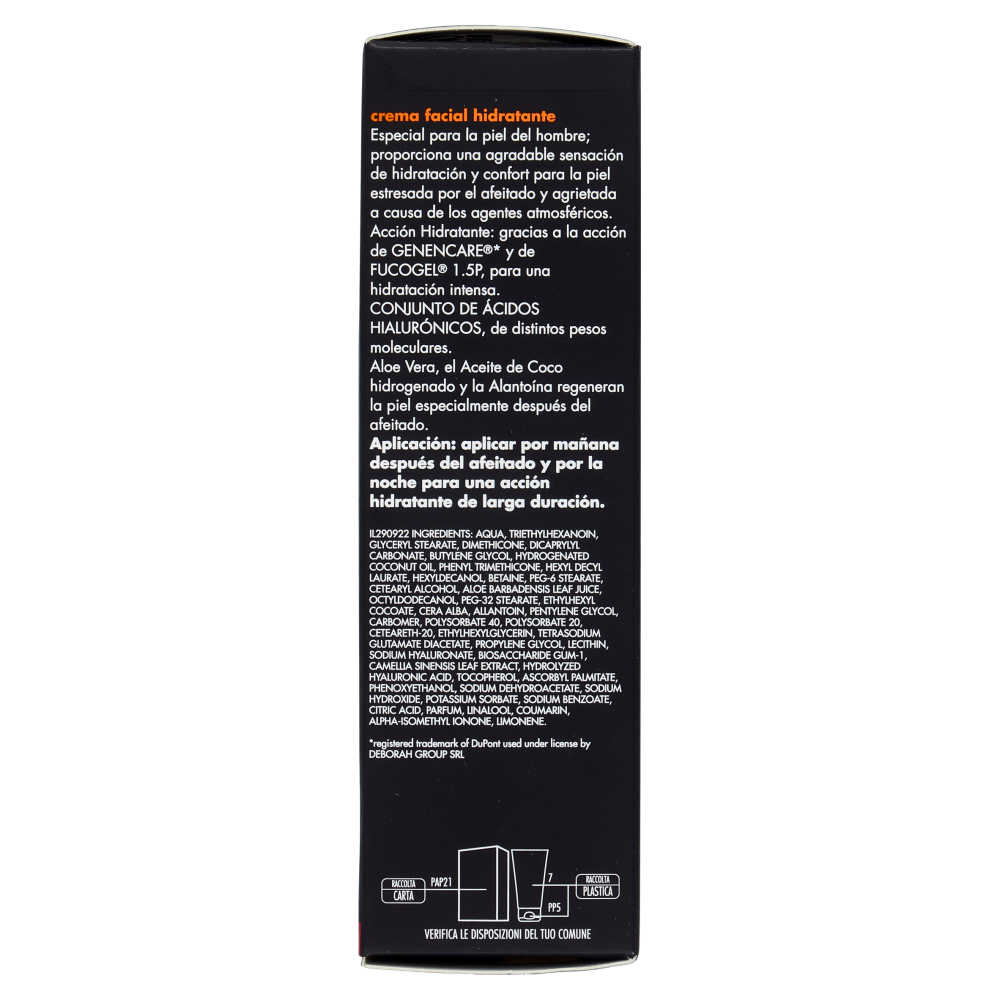 Dermolab Uomo crema viso idratante 50 ml
