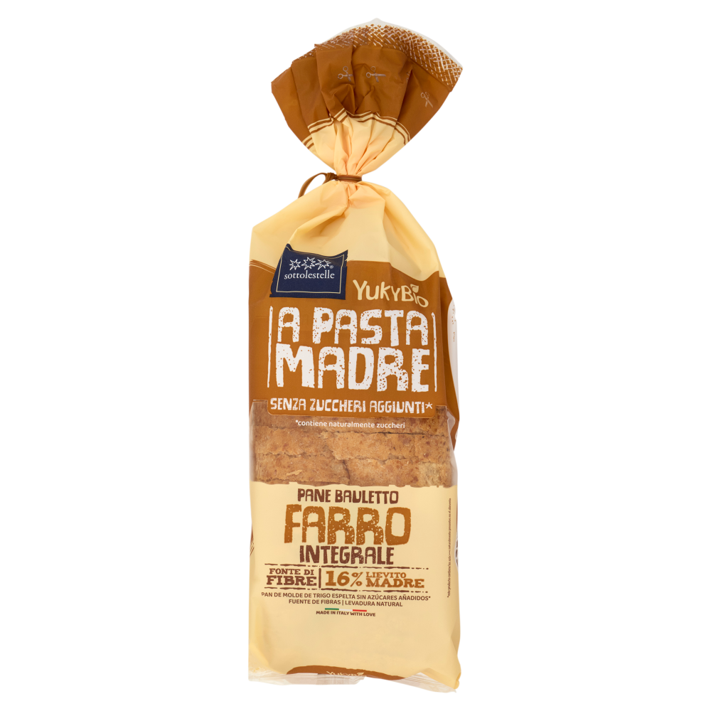 YukyBio A Pasta Madre Pane Bauletto Integrale 400 g