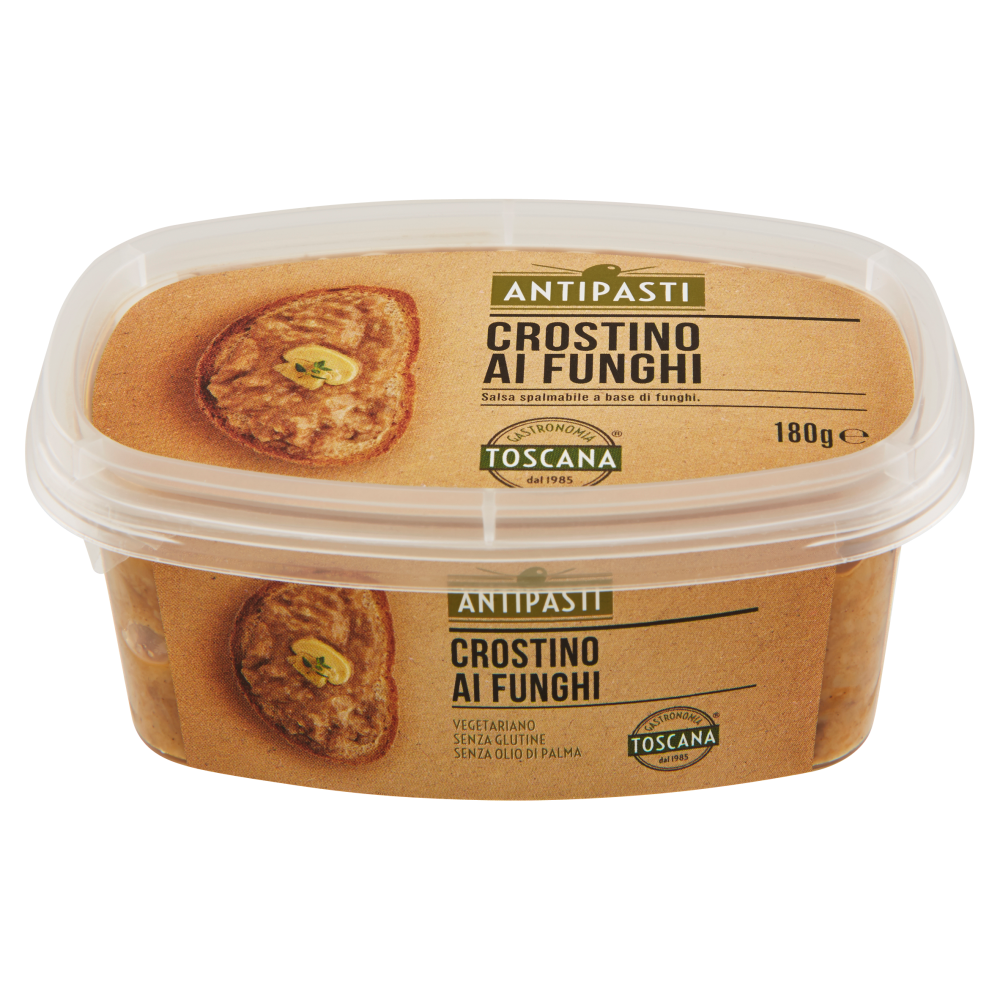 Gastronomia Toscana Antipasti Crostino ai Funghi 180 g